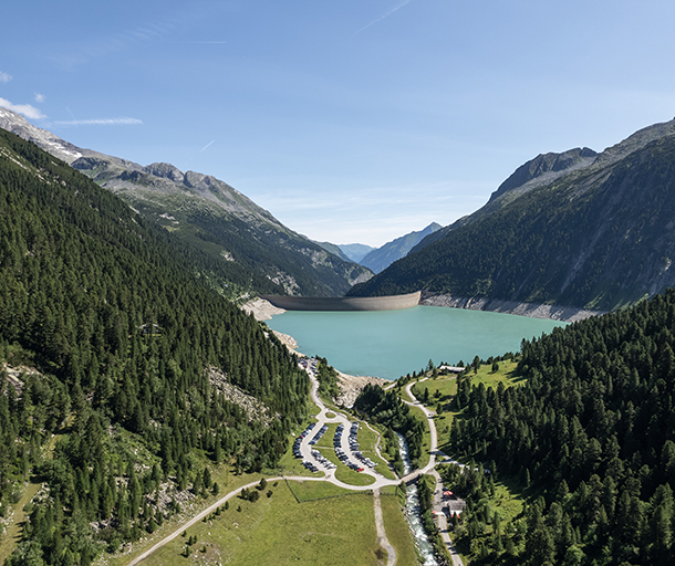 Panoramic drive – Schlegeis Alpine Road by car